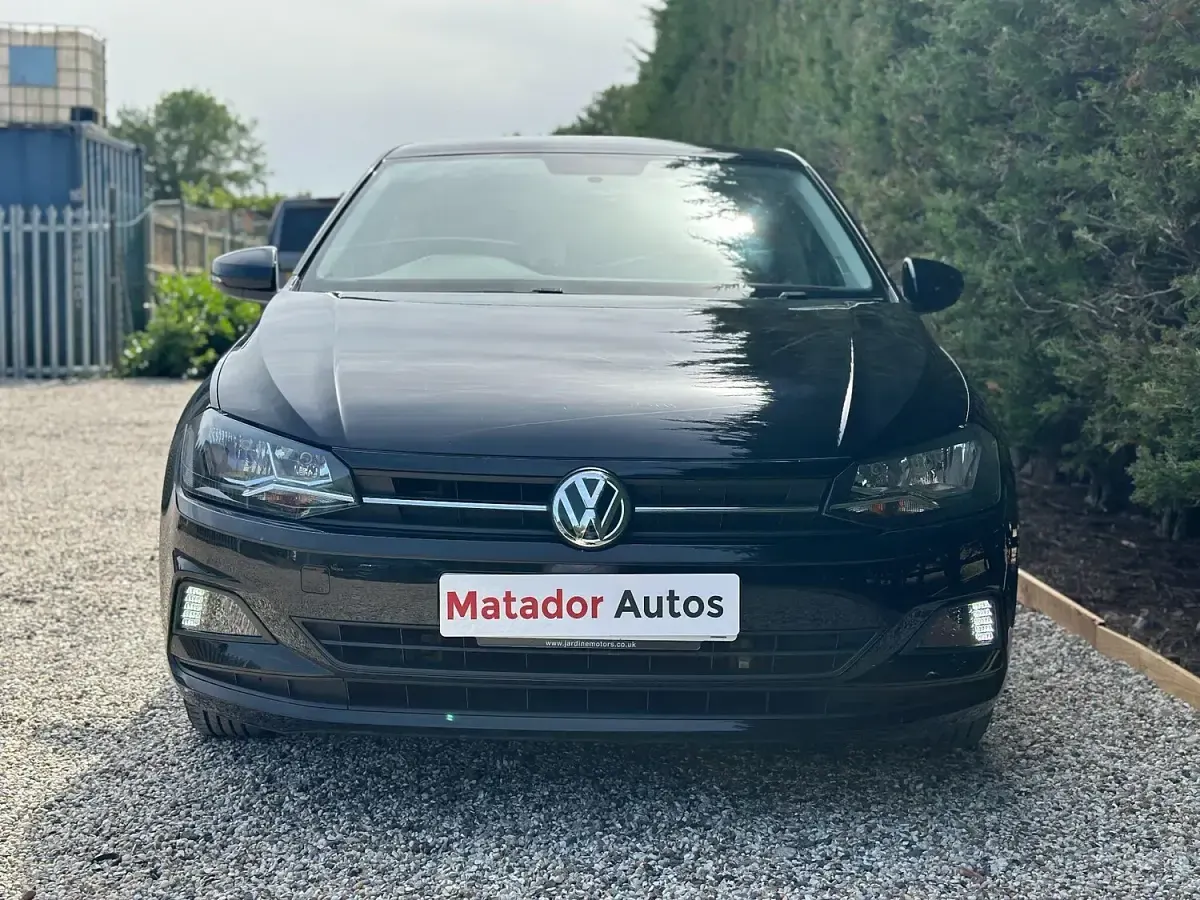 Used VW Polo SE 95 HP (69 kW) 2019 Black Hatchback
