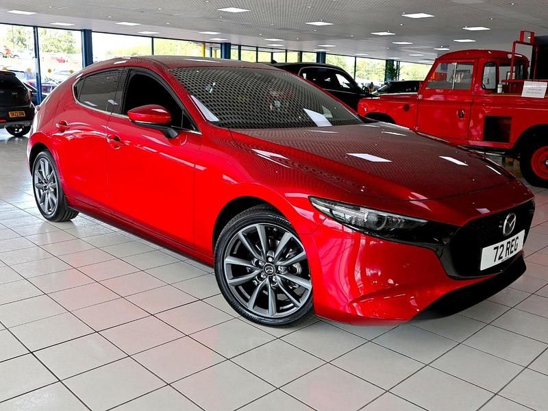 Red Used 2023 Mazda 3 Inclusive Hatchback | £19,789 (Fair price) - Image 1/4