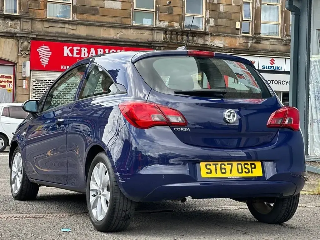 Used Vauxhall Corsa 75 HP (55 kW) 2018 Blue Hatchback