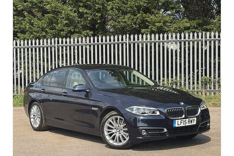 Imperial blue xirallic Used 2015 BMW 528 Luxury Line Sedan | £12,135 - Image 1/4