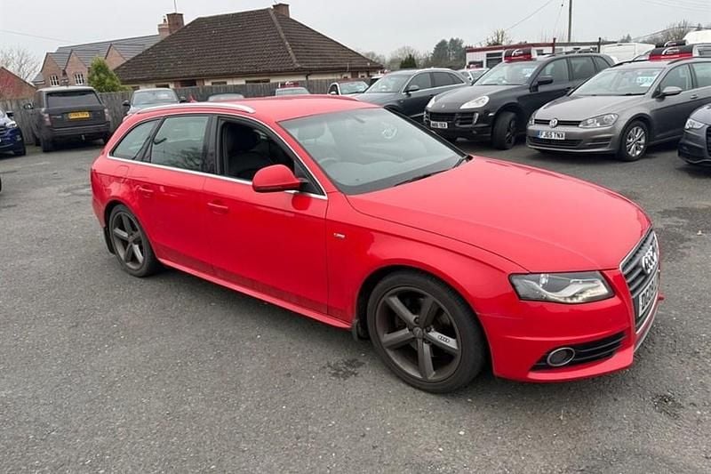 Used Audi A4 S-Line 143 HP (105 kW) 2009 Red Estate