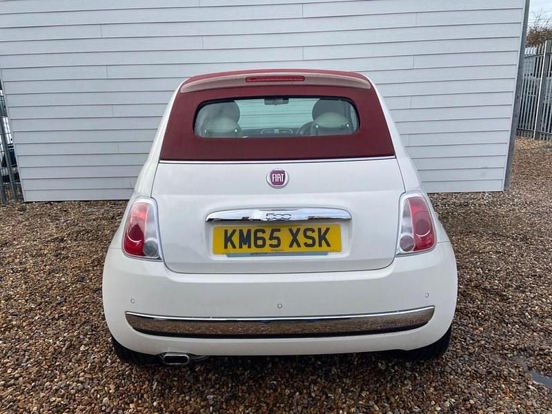 Used Fiat 500C Lounge 69 HP (50 kW) 2015 White Cabriolet