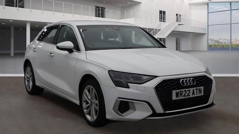 White Used 2022 Audi A3 Sportback Sport Hatchback | £16,999 (Good price) - Image 1/4