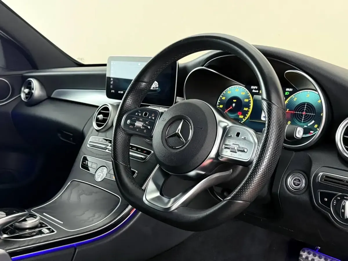 Used Mercedes C300 AMG Line Premium 2019 Silver Sedan