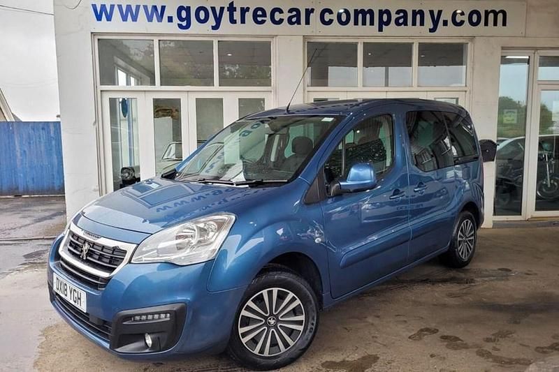 Blue Used 2018 Peugeot Partner Tepee Active MPV | £8,395 (Fair price) - Image 1/1