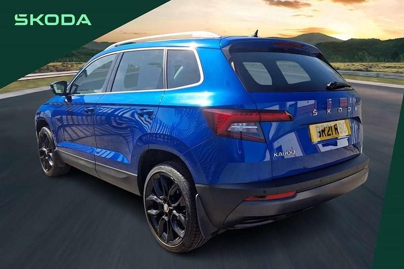 Used Skoda Karoq SE L 108 HP (79 kW) 2021 Blue SUV