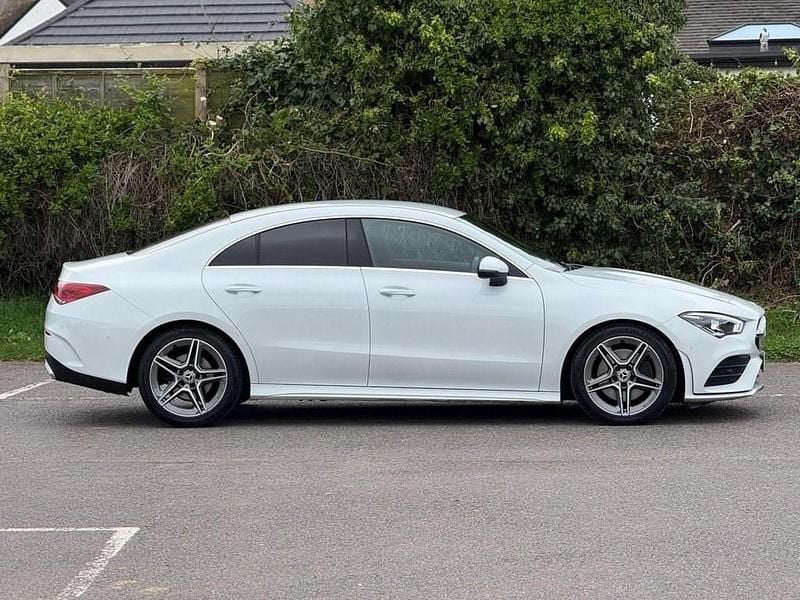 Used Mercedes CLA200 AMG line 163 HP (119 kW) 2021 White Coupe