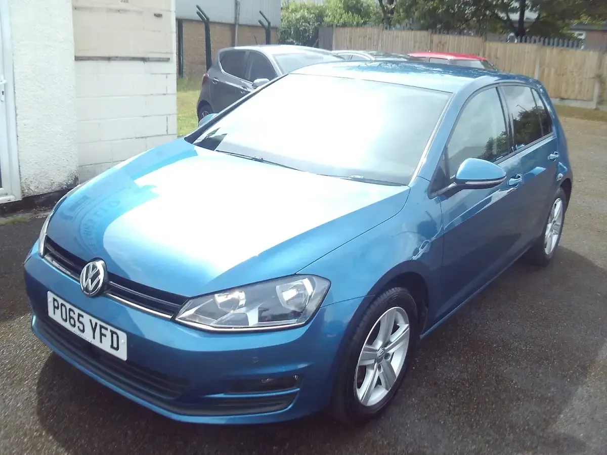 Used VW Golf VII Match 2015 Blue Hatchback