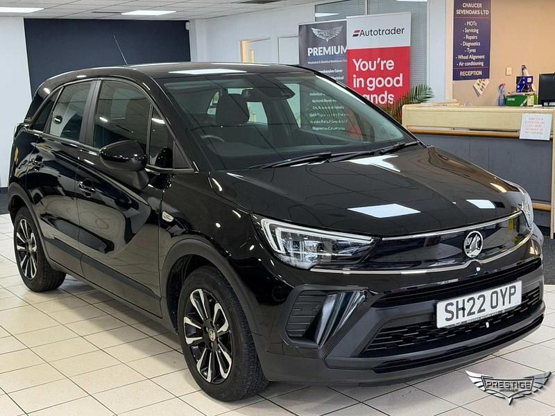Used Vauxhall Crossland Design Edition 83 HP (61 kW) 2022 Black SUV