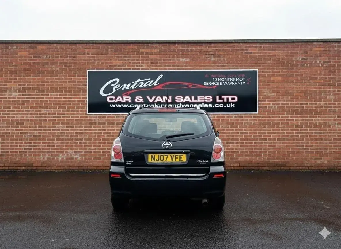 Used Toyota Corolla Verso 129 HP (94 kW) 2007 Black MPV