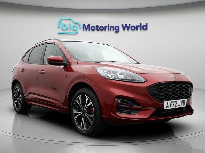 Red Used 2022 Ford Kuga ST-Line X SUV | £19,200 (Fair price) - Image 1/4