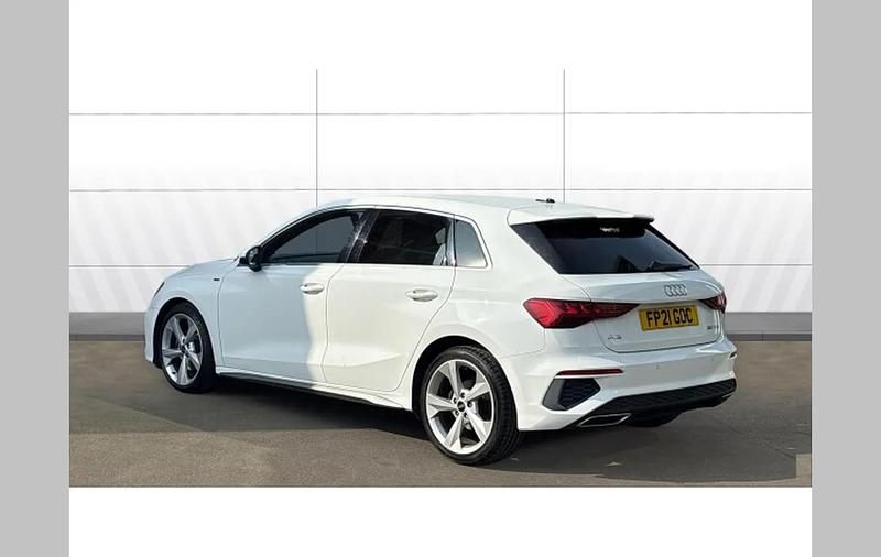 Used Audi A3 S-Line 190 HP (139 kW) 2021 White Sedan