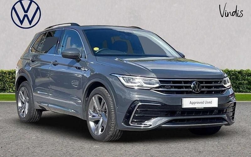 Grey Used 2023 VW Tiguan R-line Edition SUV | £27,586 (Fair price) - Image 1/4