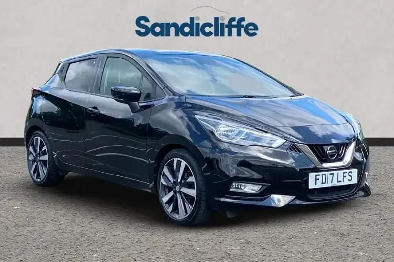 Black Used 2017 Nissan Micra Tekna Hatchback | £8,103 (Fair price) - Image 1/4