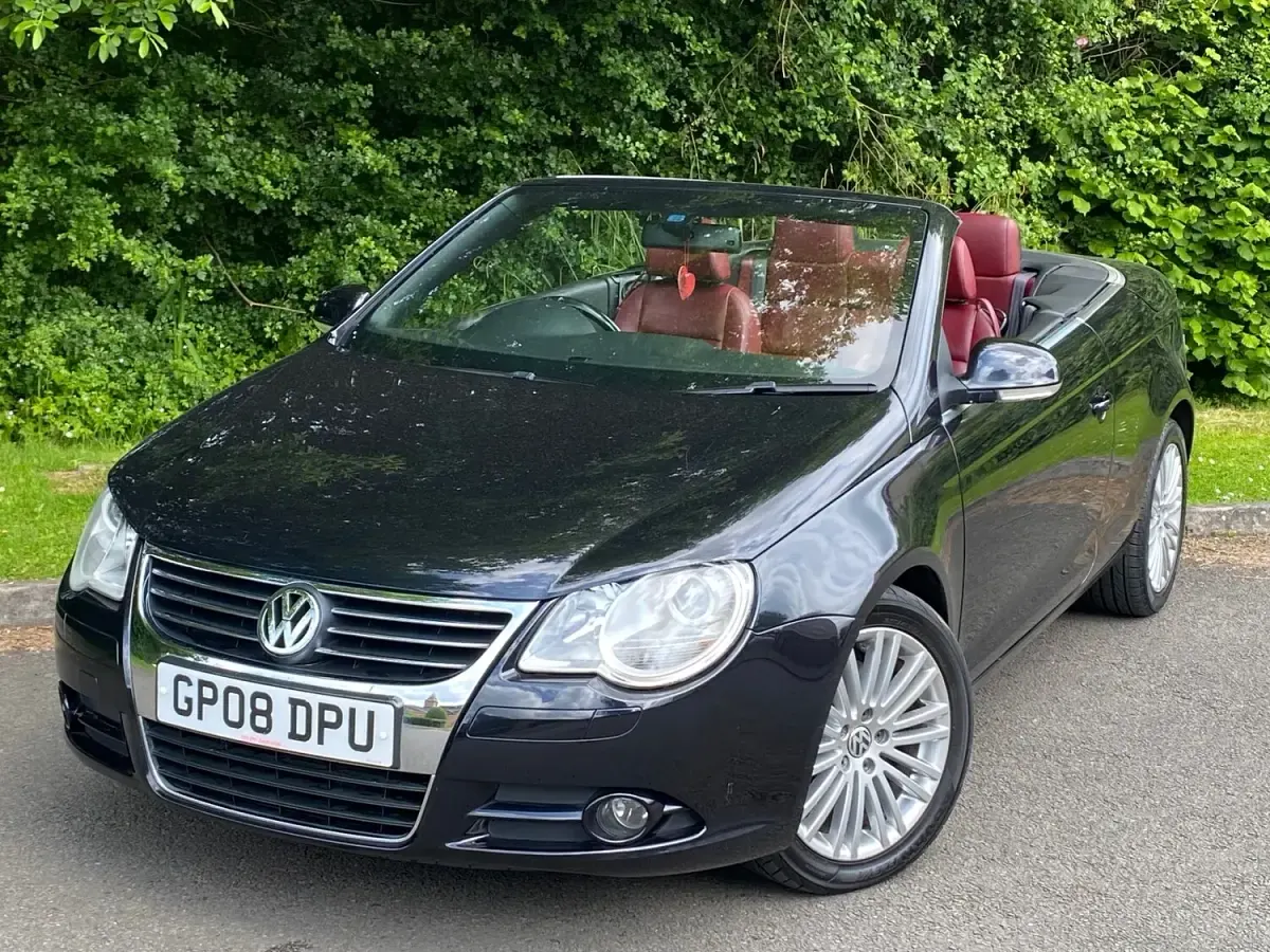 Used VW Eos Sportline 140 HP (102 kW) 2008 Black Cabriolet