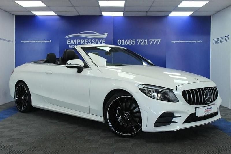 Used Mercedes C300 AMG Line Premium 245 HP (180 kW) 2018 White Cabriolet