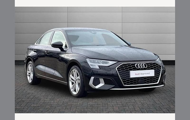 Brilliant black Used 2021 Audi A3 Sport Sedan | £16,050 (Fair price) - Image 1/4