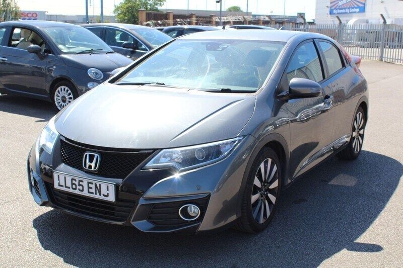 Grey Used 2015 Honda Civic SE Plus Hatchback | £7,999 (Fair price) - Image 1/4