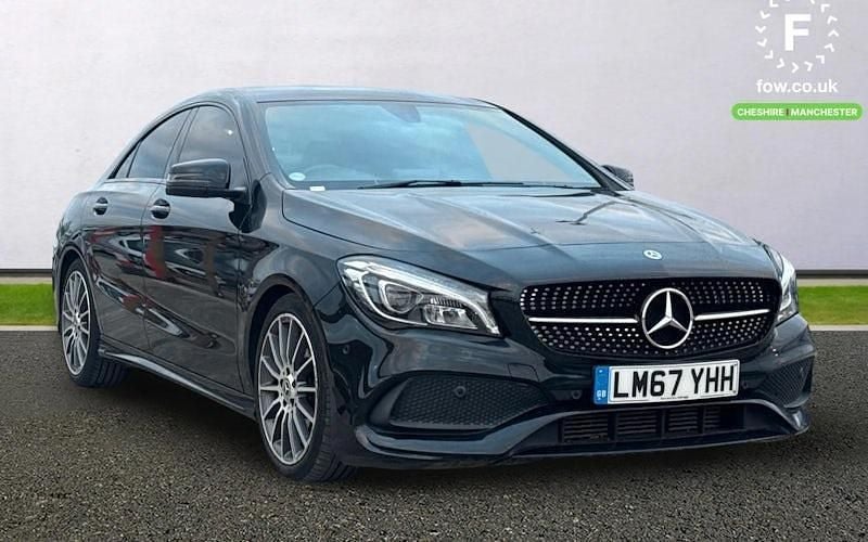 Black Used 2017 Mercedes CLA220 AMG line Sedan | £16,999 (Fair price) - Image 1/4