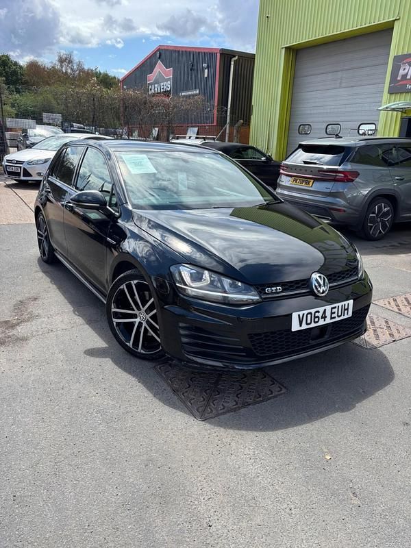 Black Used 2014 VW Golf VII GTD Hatchback | £7,995 (A bit pricey) - Image 1/4