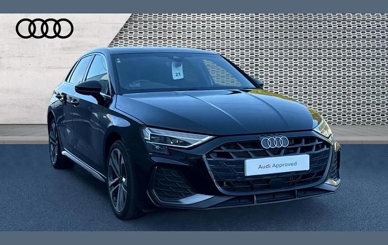 Black New 2025 Audi A3 e-tron S-Line Hatchback | £28,267 (Good price) - Image 1/4