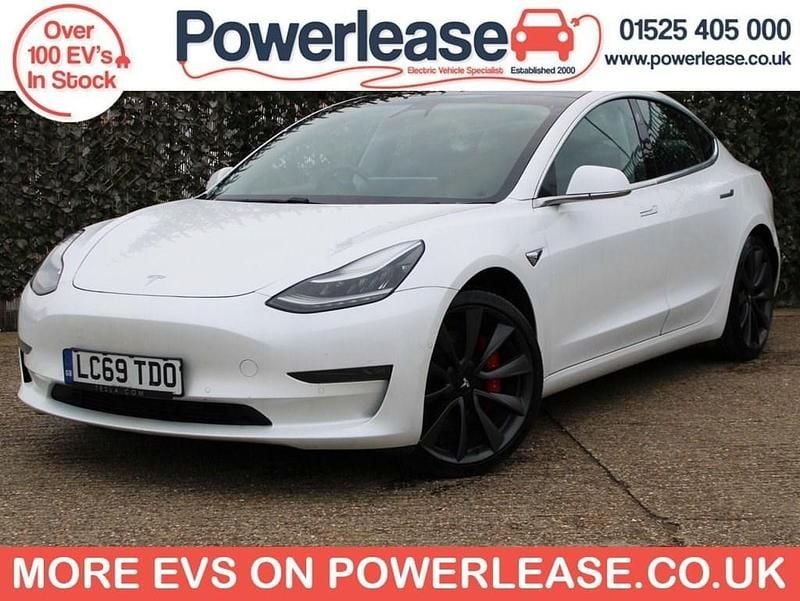 White Used 2019 Tesla Model 3 Performance Sedan | £14,489 (Fair price) - Image 1/4