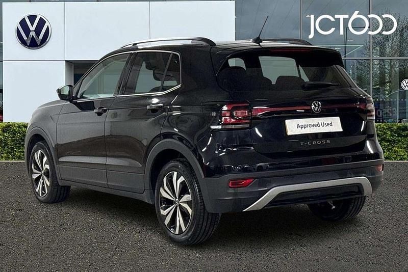 Used VW T-Cross Black Edition 110 HP (80 kW) 2022 Black SUV