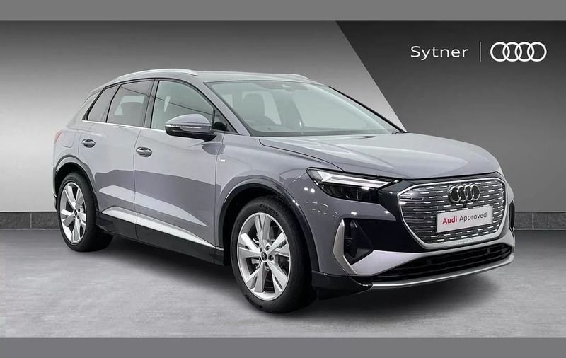 Grey Used 2024 Audi Q4 e-tron S-Line SUV | £33,000 (Super price) - Image 1/4
