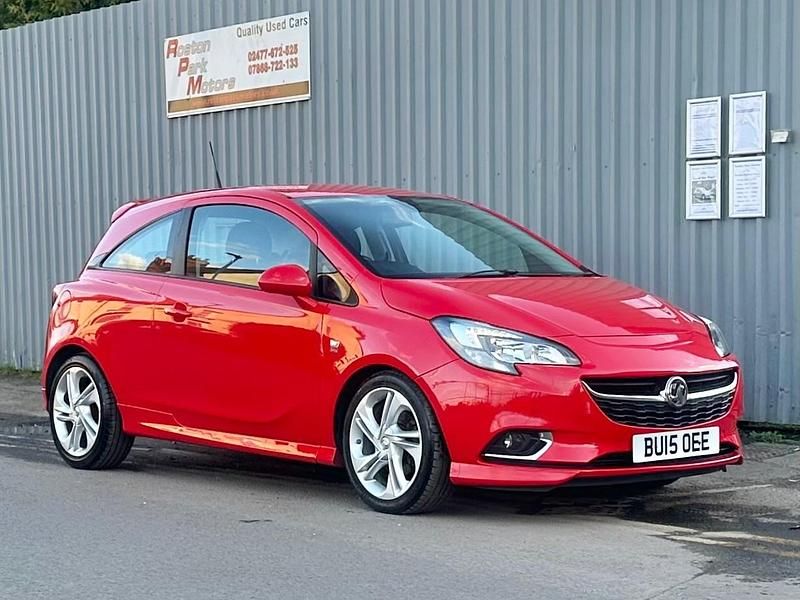 Used Vauxhall Corsa SRi 100 HP (73 kW) 2015 Red Hatchback