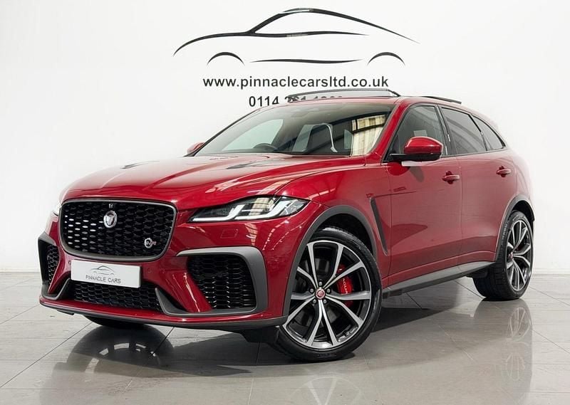 Red Used 2021 Jaguar F-Pace SVR SUV | £48,790 - Image 1/3