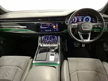 Used Audi Q8 S-Line 286 HP (210 kW) 2019 Blue SUV