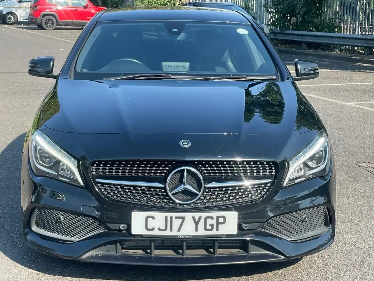 Used Mercedes CLA180 AMG line 2017 Black Coupe
