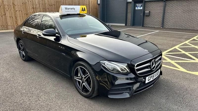 Used Mercedes E300 AMG line 2019 Black Sedan