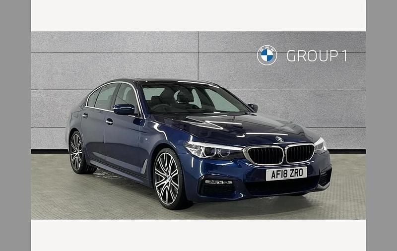 Blue Used 2018 BMW 540 M Sport Sedan | £24,490 (Fair price) - Image 1/4