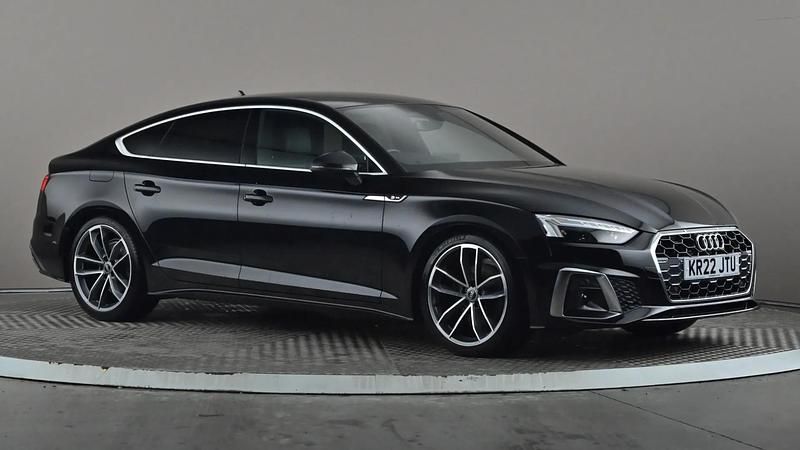 Black Used 2022 Audi A5 S-Line Hatchback | £23,998 (Good price) - Image 1/3