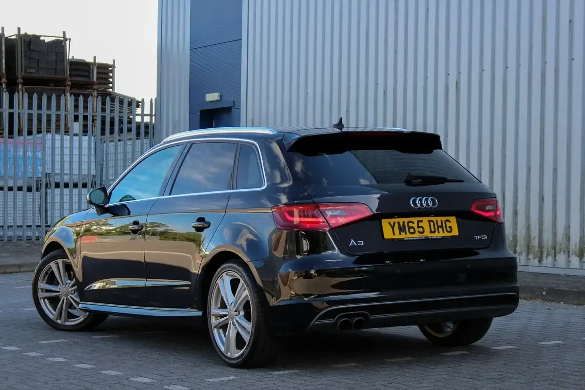 Used Audi A3 Sportback S-Line 2016 Black Hatchback