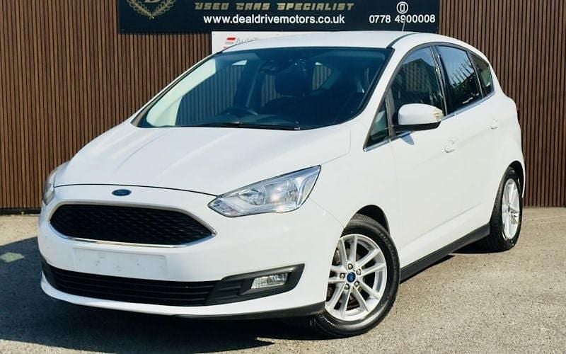 Used Ford C-MAX Zetec 120 HP (88 kW) 2018 White MPV