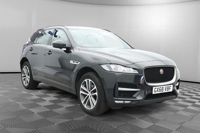 Black Used 2018 Jaguar F-Pace R-Sport SUV | £11,990 (Good price) - Image 1/1