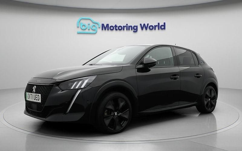 Used Peugeot e-208 Premium 100 kW (136 HP) 2022 Black Hatchback