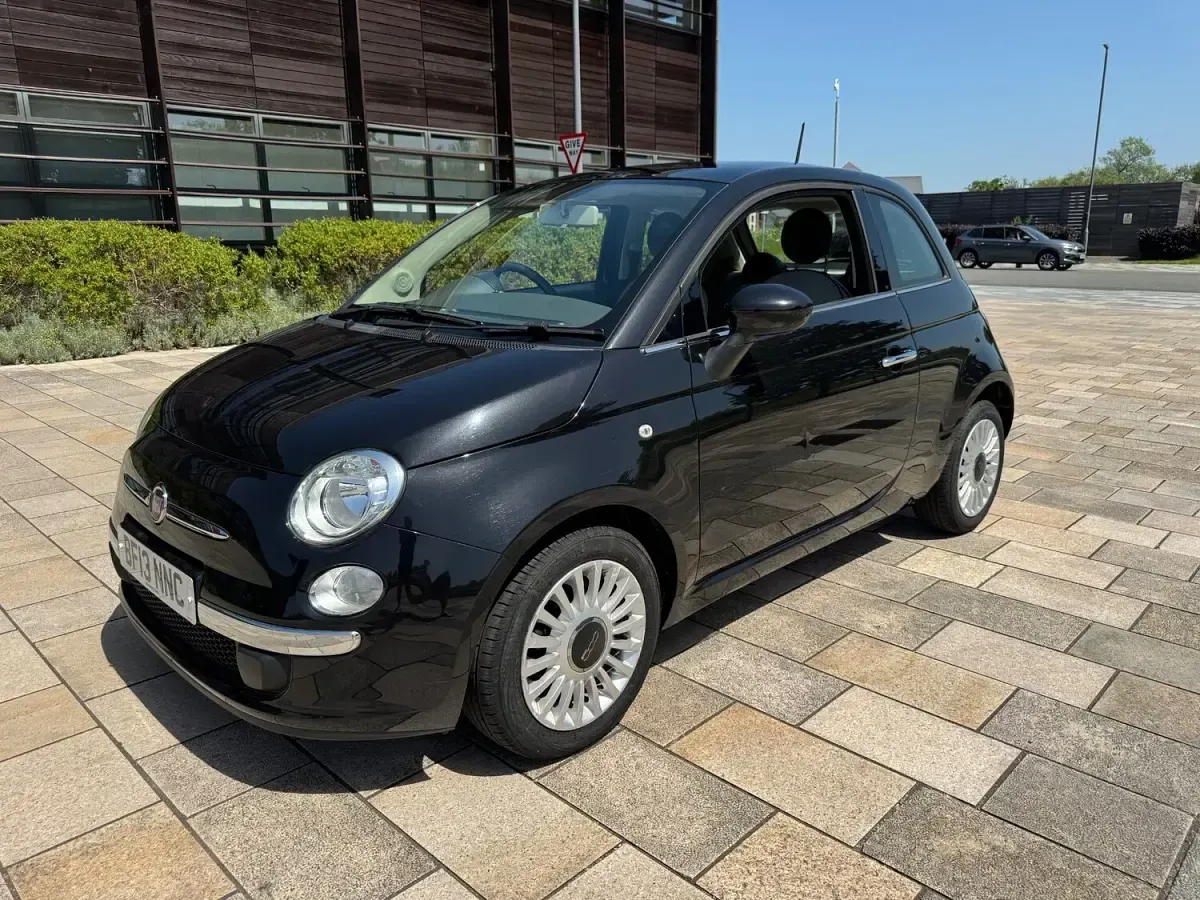 Used Fiat 500 Lounge 69 HP (50 kW) 2013 Black Hatchback