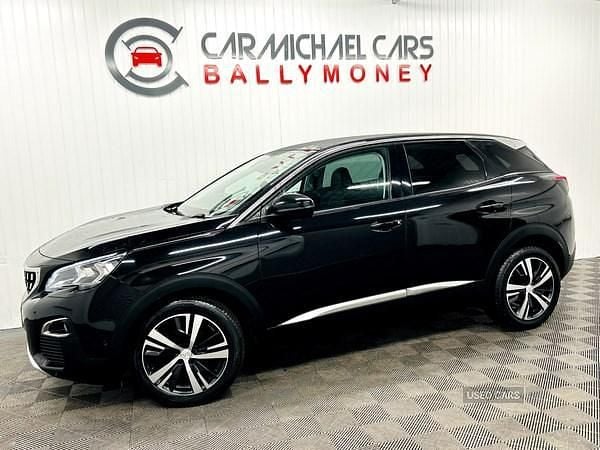 Black Used 2018 Peugeot 3008 Allure Hatchback | £7,990 (Fair price) - Image 1/4