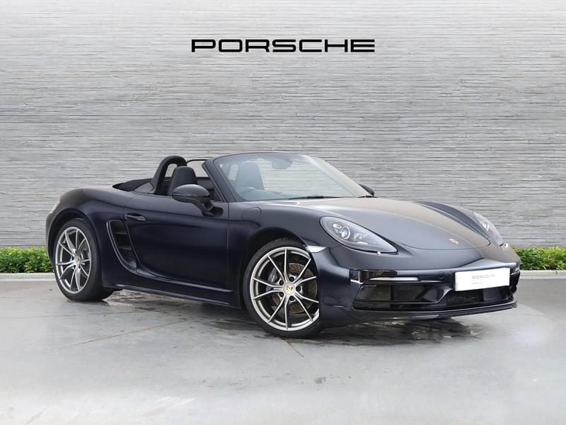 Jet black metallic Used 2024 Porsche 718 Boxster Edition Cabriolet | £58,400 (Expensive) - Image 1/4