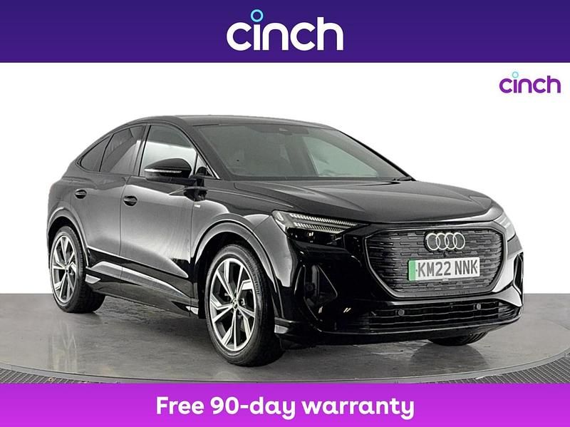 Black Used 2022 Audi Q4 e-tron Performance SUV | £25,099 (Fair price) - Image 1/3