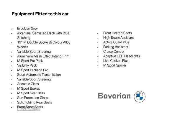 Used BMW 320 M Sport 181 HP (133 kW) 2023 Grey Sedan