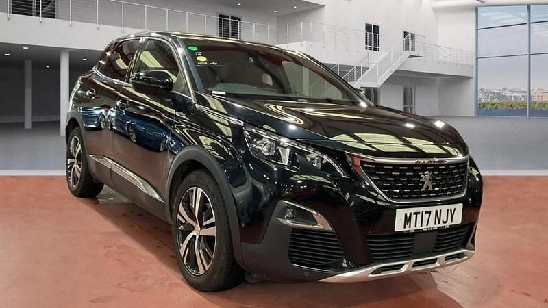 Nera black Used 2017 Peugeot 3008 GT-line Hatchback | £9,975 (Good price) - Image 1/4