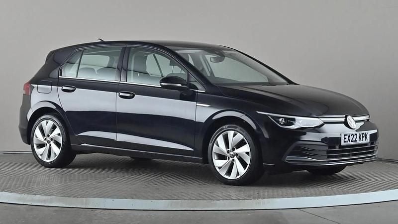 Used VW Golf VIII Style 130 HP (95 kW) 2022 Black Hatchback