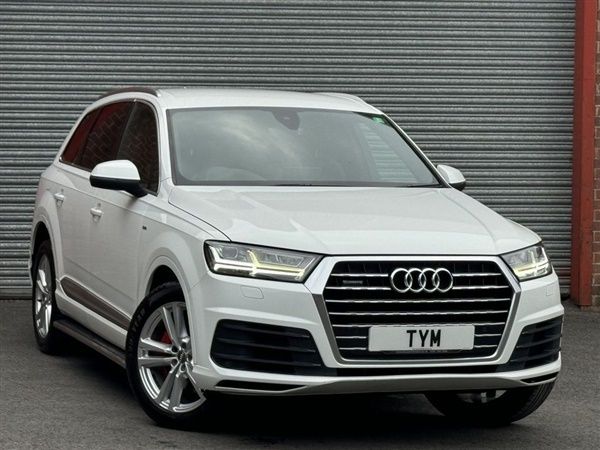 White Used 2015 Audi Q7 S-Line SUV | £17,995 (Fair price) - Image 1/1