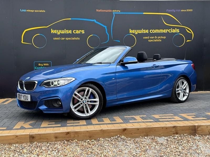Blue Used 2017 BMW 220 M Sport Cabriolet | £13,490 (Fair price) - Image 1/4
