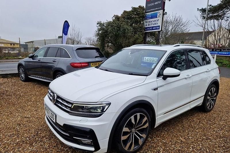 Used VW Tiguan R-line 150 HP (110 kW) 2017 Alpine awhite SUV