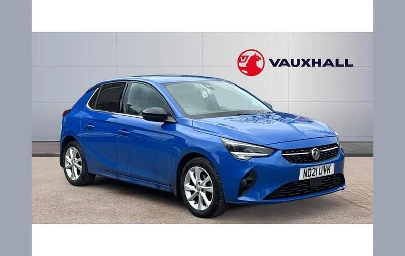 Used Vauxhall Corsa Elite 75 HP (55 kW) 2021 Blue Hatchback
